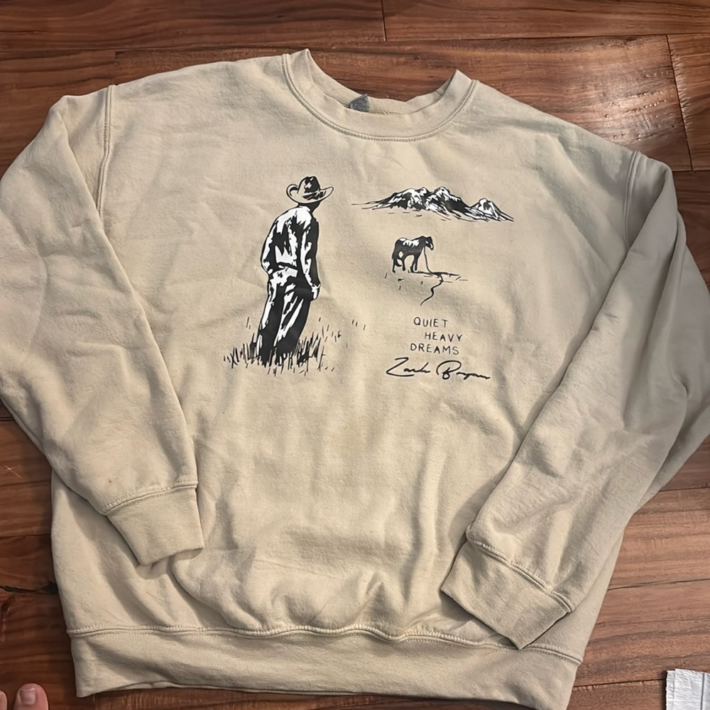 Zach Bryan Quiet Heavy Dreams Album Sweatshirt